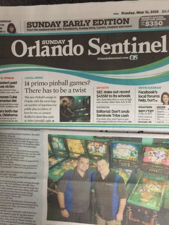 The Pinball Lounge arcade